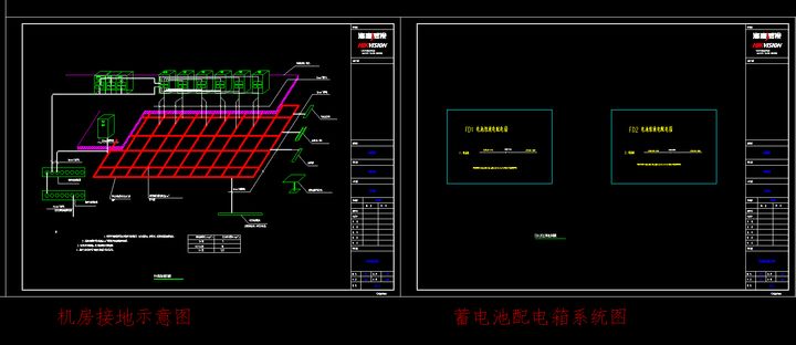 海康威视设计：标准的数据中心机房设计图集DWG，70张图纸