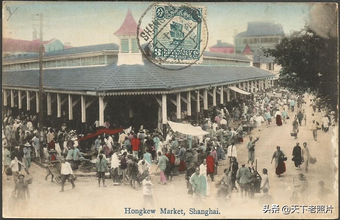 清末上海老照片 百年前的上海街景及虹口公园