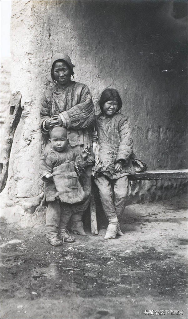 1910年 甘肃肃州（今酒泉）城区乡村及人物风貌实拍照片