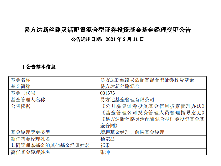 抛弃易方达新丝路，又关上了中小盘的大门，张坤的每一步都很稳
