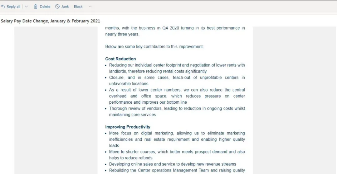 华尔街英语崩盘，大Boss没了去向