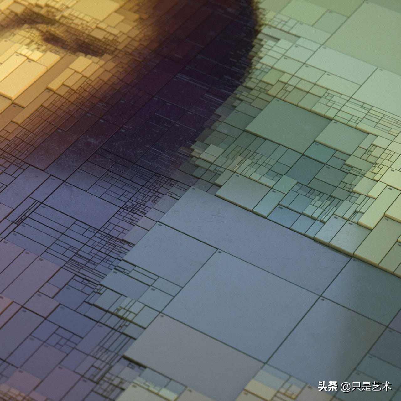当世界名画变成了马赛克