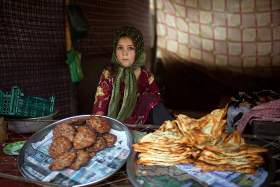 Afghan families eat three meals a day, never drink alcohol and rarely ...