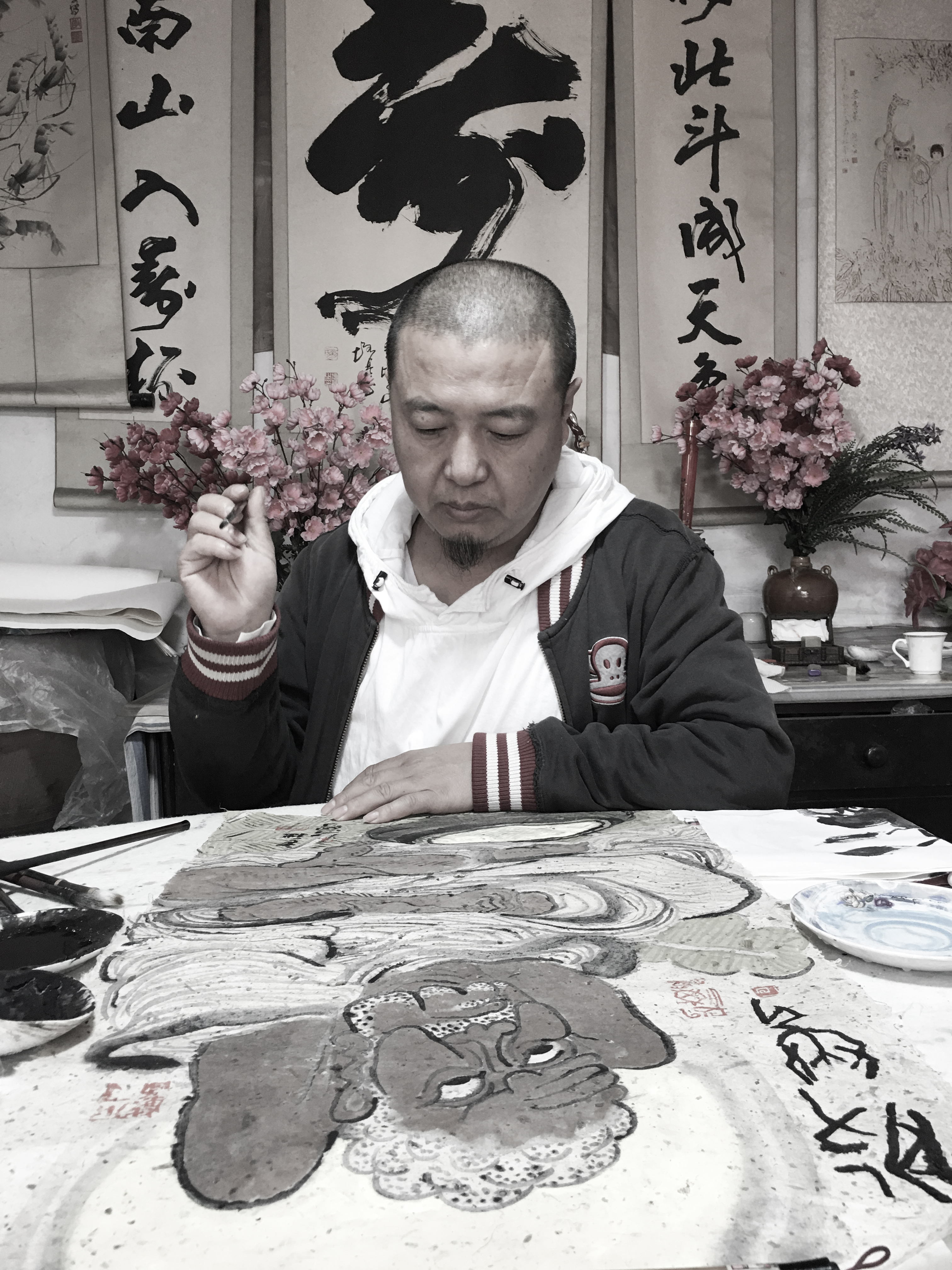 求艺如同爬山石丁,原名李岩亭,号老拙,別署知停山房主人,养拙堂散人.