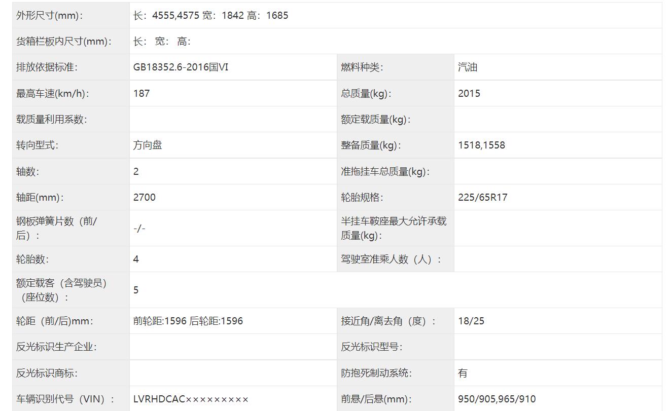 前后细节略有修改，中期改款马自达CX-5申报信息曝光