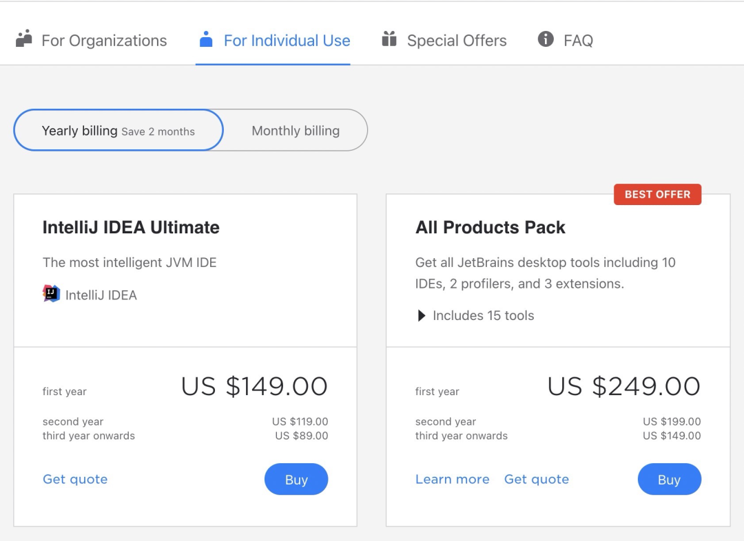 开源项目免费申请JetBrains全家桶License