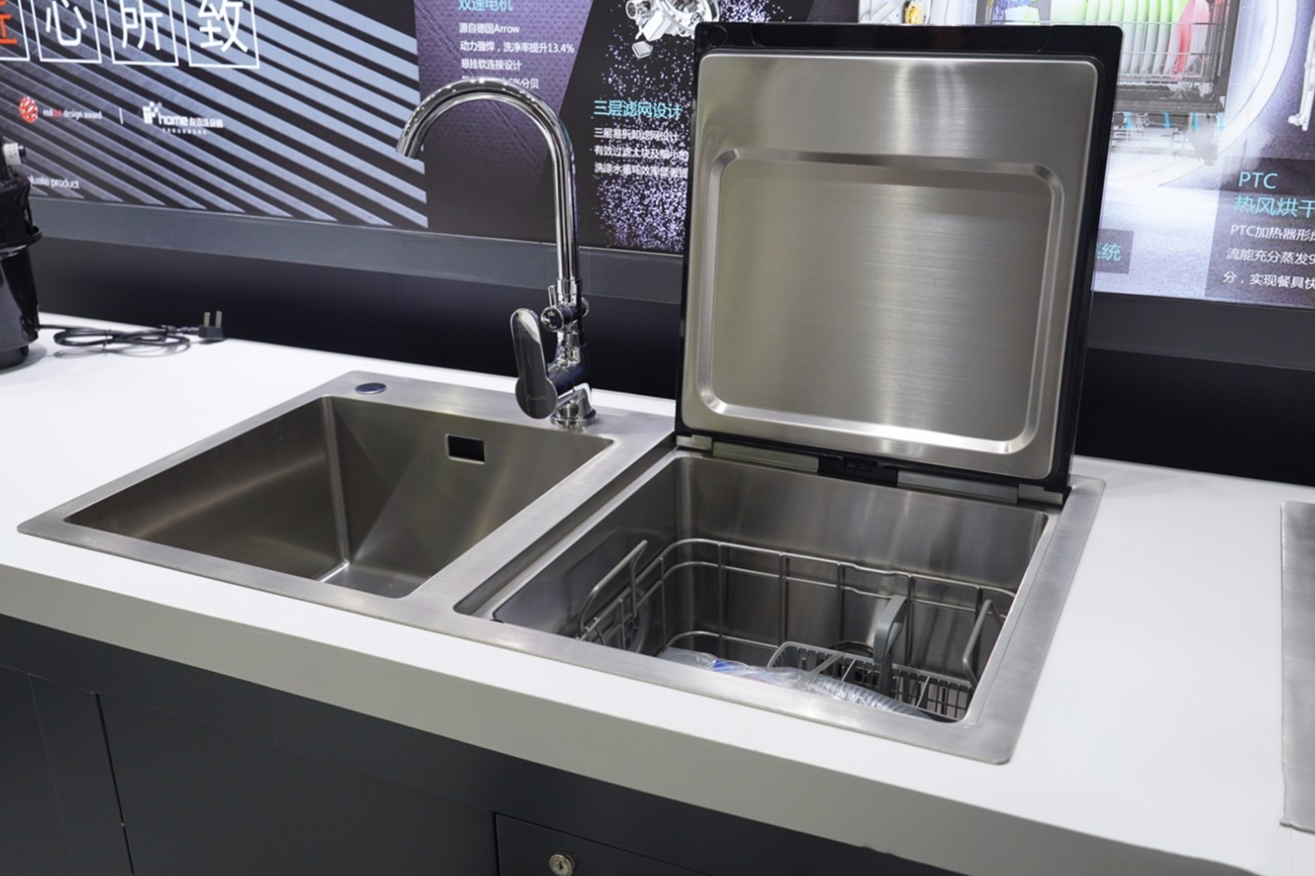 Sink dishwashers are expensive and small in capacity. Why are so many