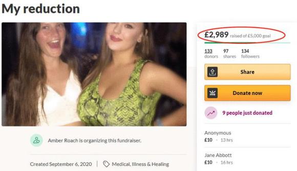 Student, 20 with natural 34J breasts is crowdfunding for £5,000 surgery to  reduce them to D-cup
