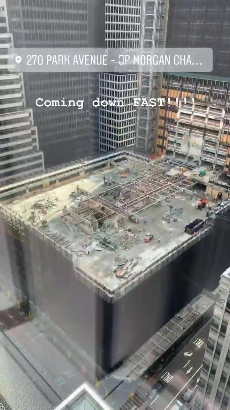 豪！拆215米现楼即重建427米全球新总部，它叫——摩根大通