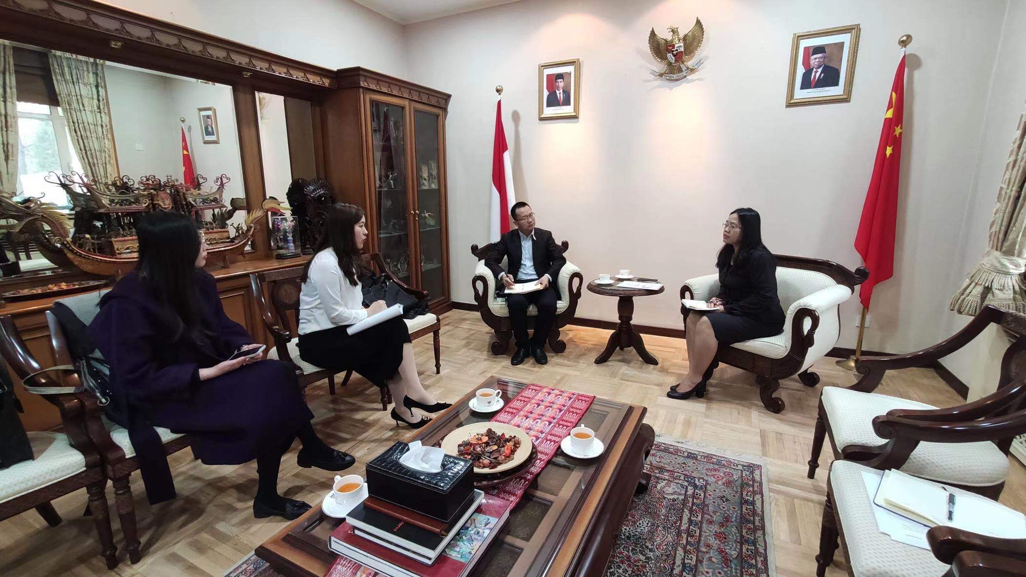 牛立军与印尼驻华大使馆友好交流，认真调研印尼园区现存痛点