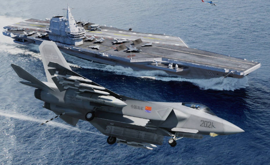 中国第三艘航母将首次搭载F-35克星？美媒的预测