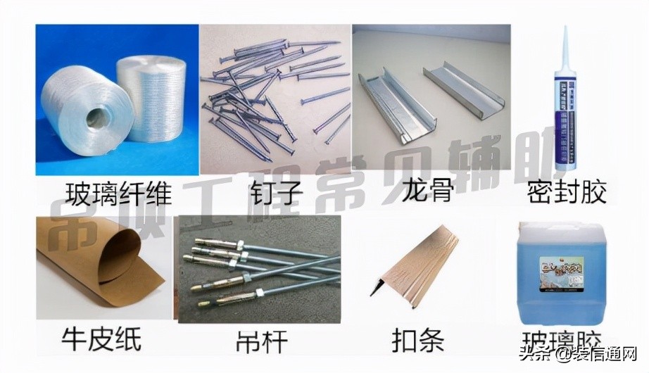 How to choose decoration auxiliary materials?(Attached complete picture