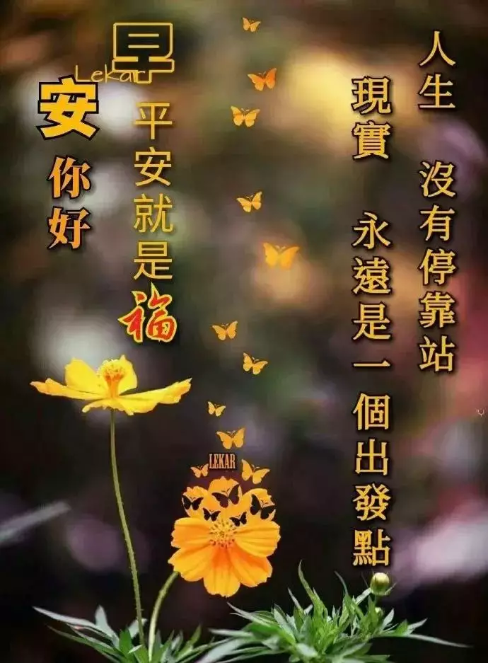 早上好问候语图片大 早晨祝福语表情图片