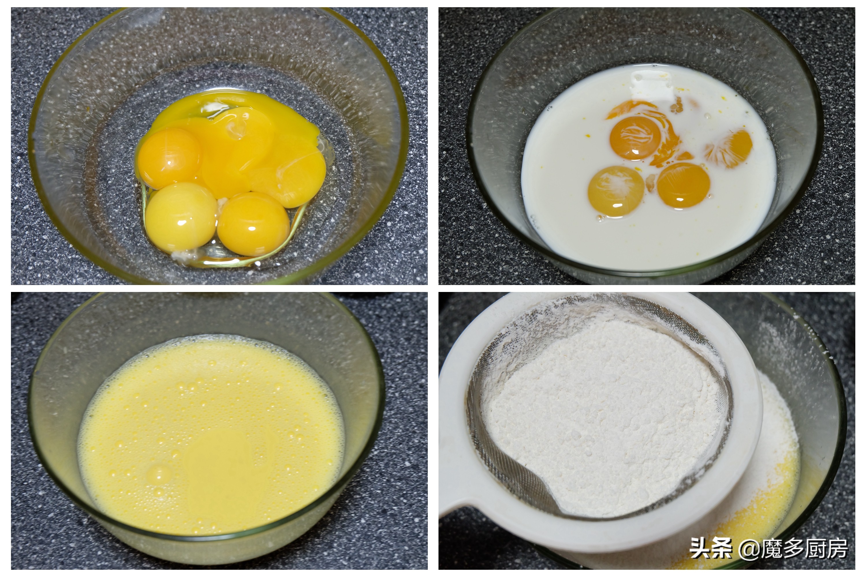 這個蛋糕做法好，無油低糖配方簡單實用，兩種顏色好看又好吃