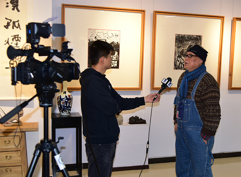 墨吼——姚兴文艺术展在个山美术馆隆重举行