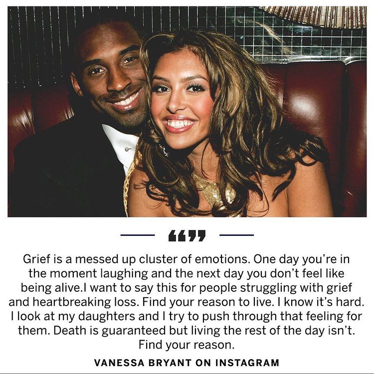 一周年|科比去世一周年祭日：瓦妮莎晒昔日球场全家福 配文永远在一起