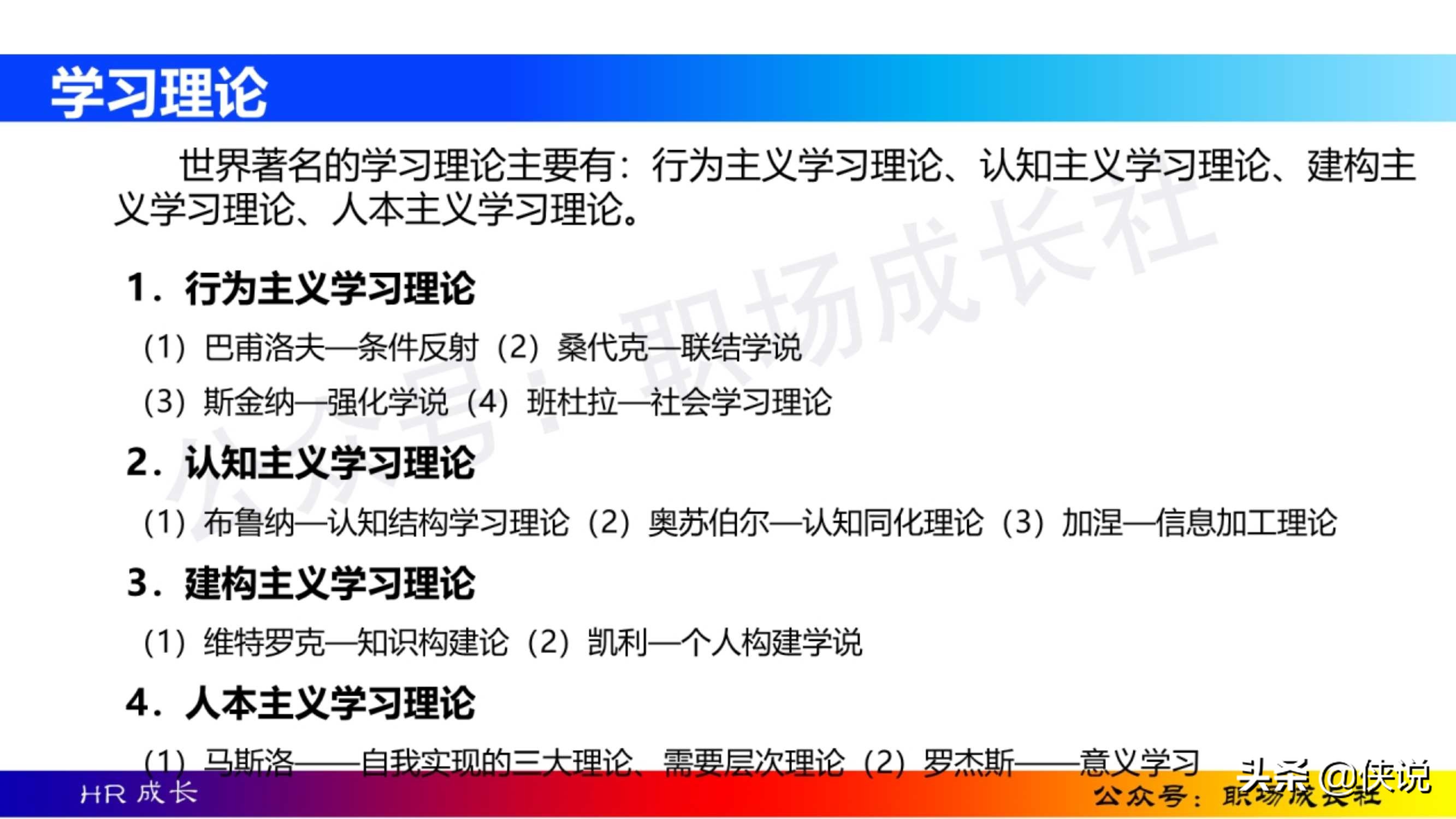 HR干货：170页人员培训与开发方法、工具、实务