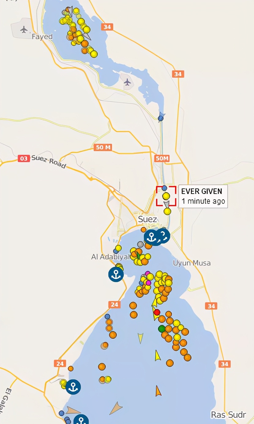 突发！巨轮掐住世界航运咽喉；国际贸易的灾难