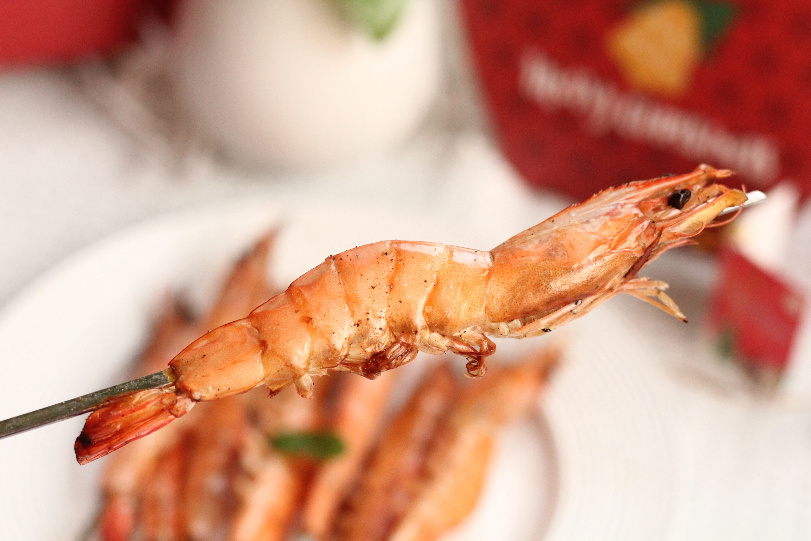 圣诞烤虾来一盘，鲜嫩的烤虾，简单易操作！原汁原味