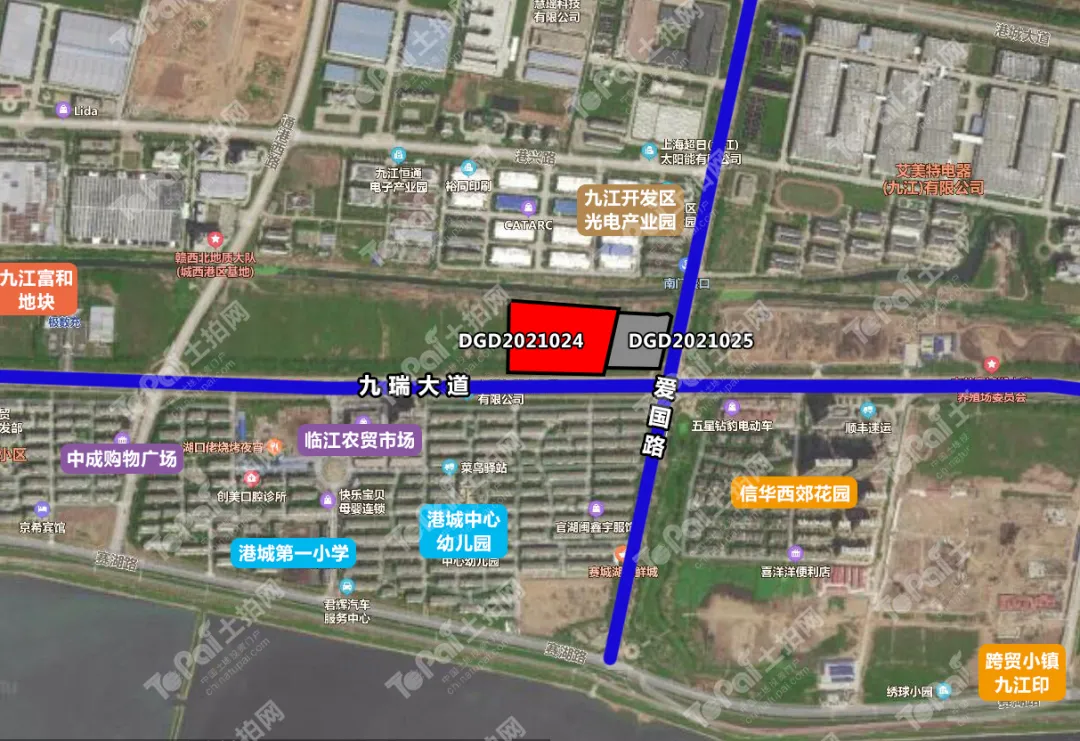 九江经开区核心板块再供地!107亩纯住宅用地4.94亿元起拍
