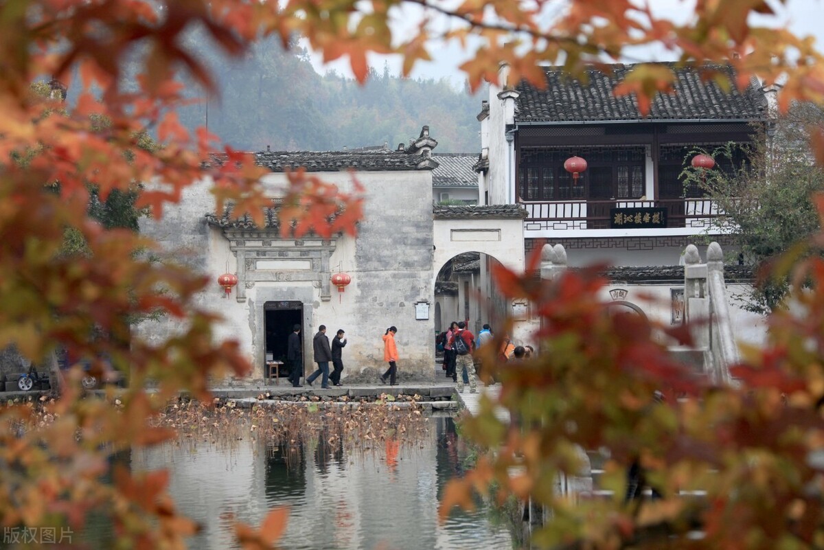 Anhui in autumn, one night into autumn, Huizhou became beautiful