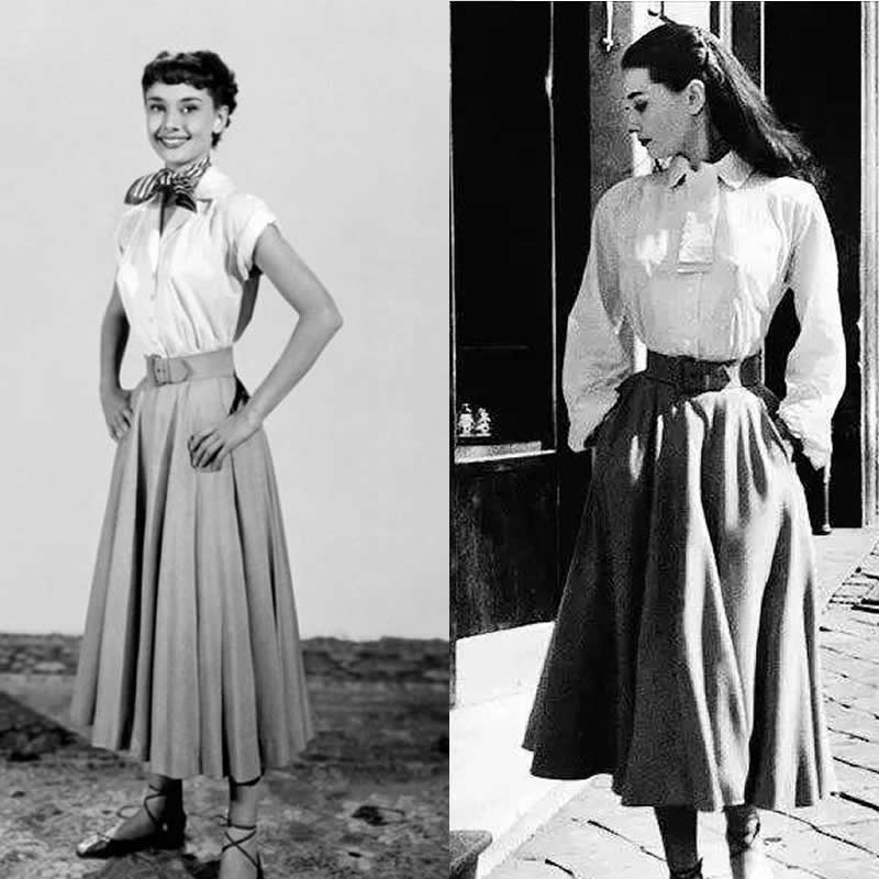 These half-length skirts are good-looking and fashionable, and middle ...