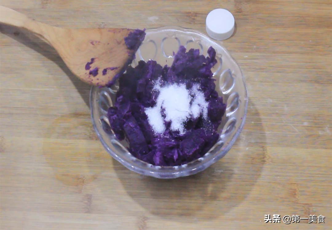 图片[3]-紫薯糕做法 无塌陷又软糯细腻-起舞食谱网