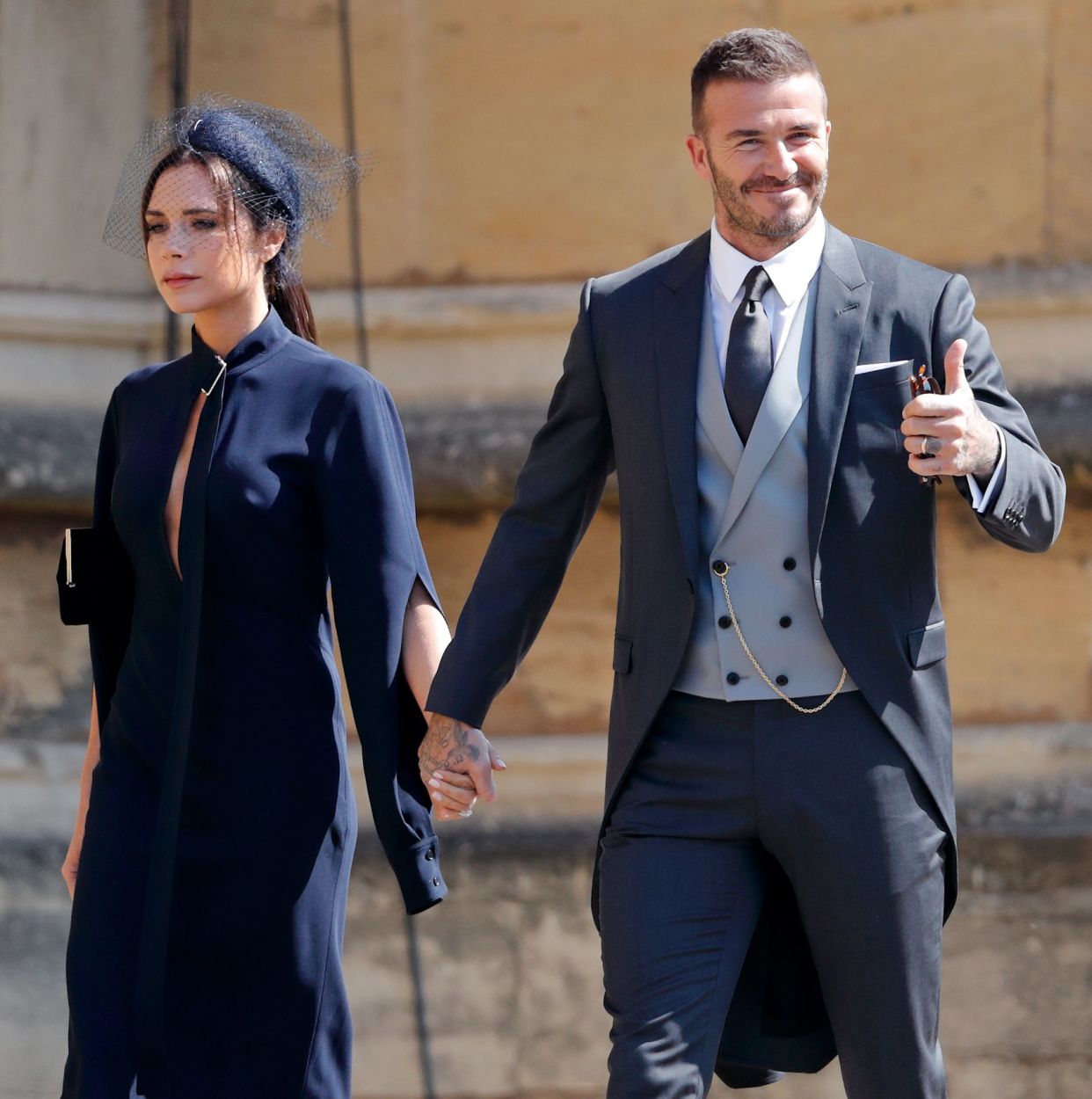 Beckham and his son are really eye-catching in the same frame! 18-year ...