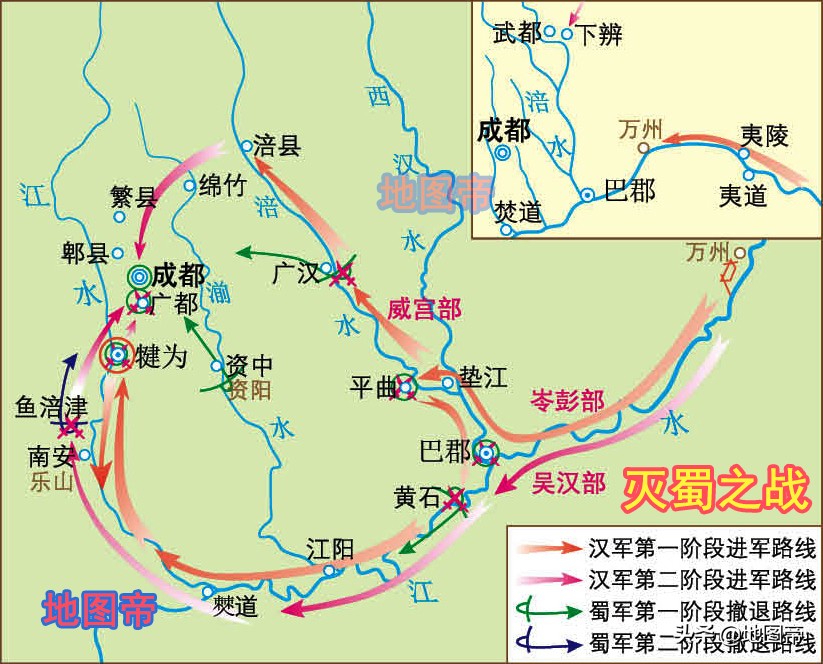 22张地图快速看汉朝历史（西汉和东汉）