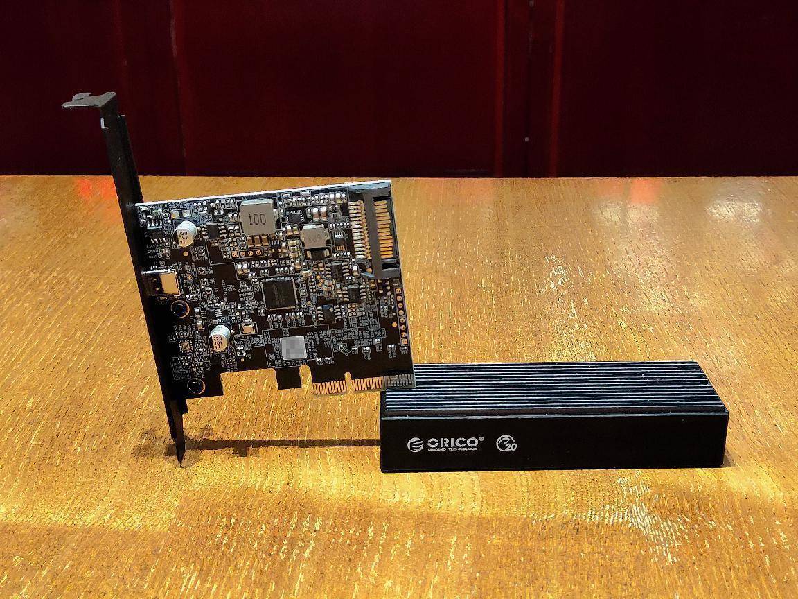 Orico USB3.2 NVMe硬盘盒套装20G雷速评测