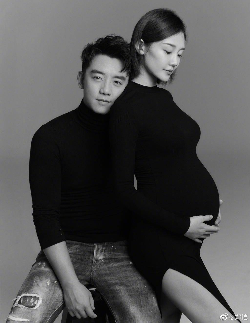 苗苗首曬一家三口，產後恢復螞蟻腰筷子腿，鄭愷帶妻女出門放風