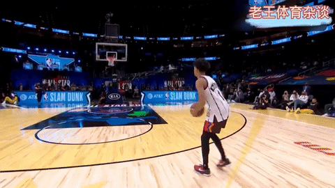 全明星扣篮大赛：西蒙斯致敬麦迪，献上篮筐之