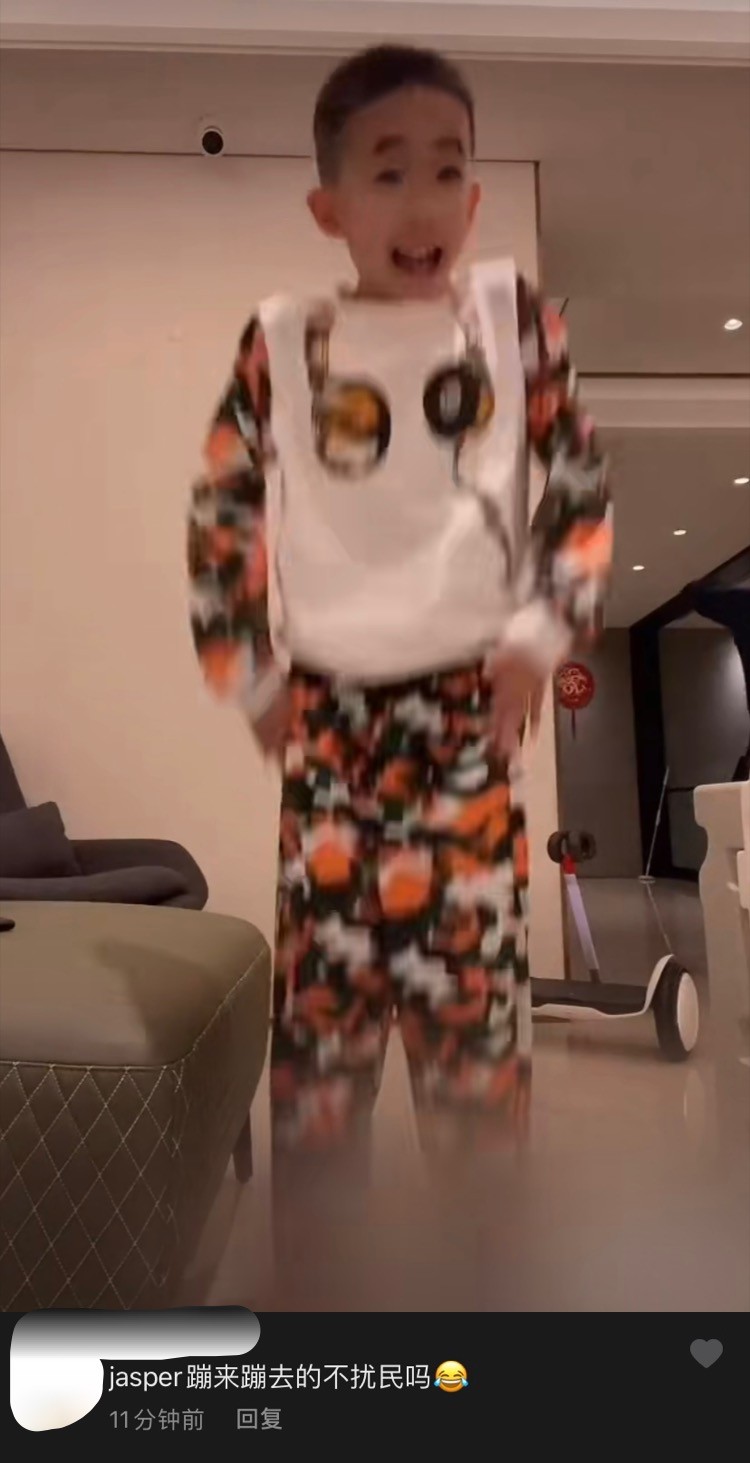 應采兒兒子近照罕爆，豪宅內跺腳被質疑擾民，當眾擦屁股不雅觀