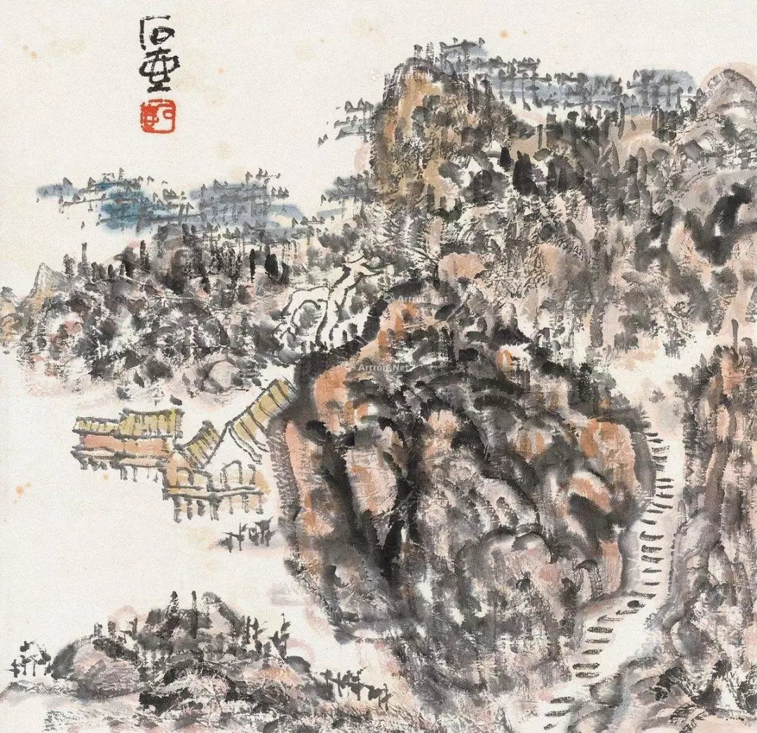 「巴蜀画派·观点」陈子庄|山水对景写生,就要大量舍弃
