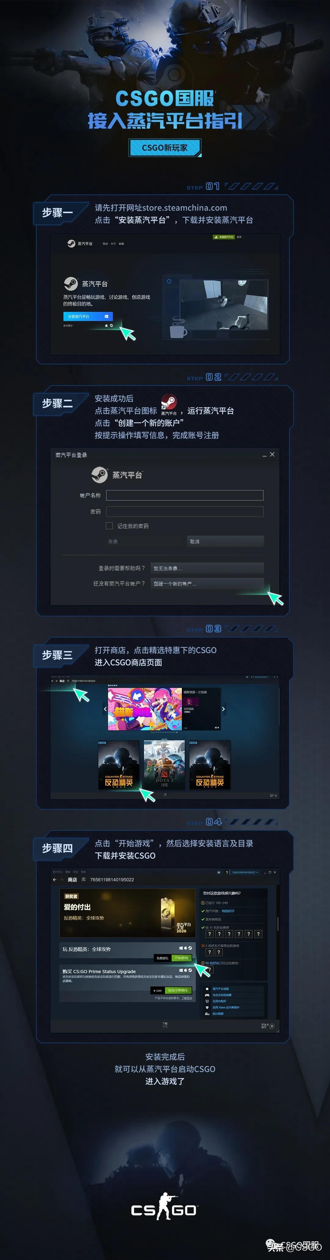 CSGO国服正式登陆蒸汽平台