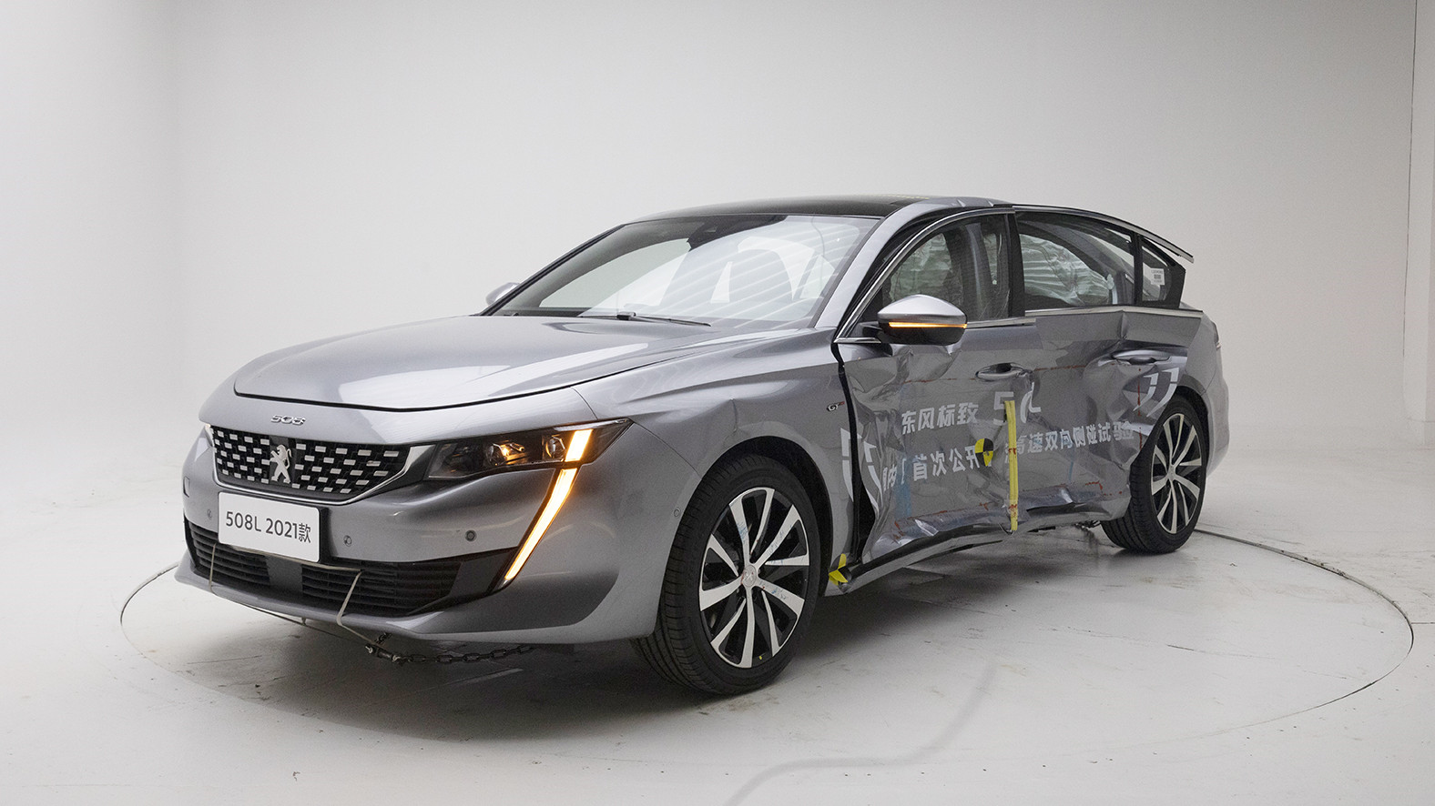 标致508L侧面碰撞成绩公布！B柱扛得住吗？