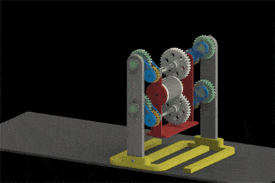 巧妙的机械动图，强迫症患者看完表示很舒服