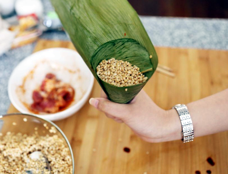 图片[5]-包粽子 浸泡糯米的时间是关键 做对了 粽子香糯不夹生 不软烂-起舞食谱网