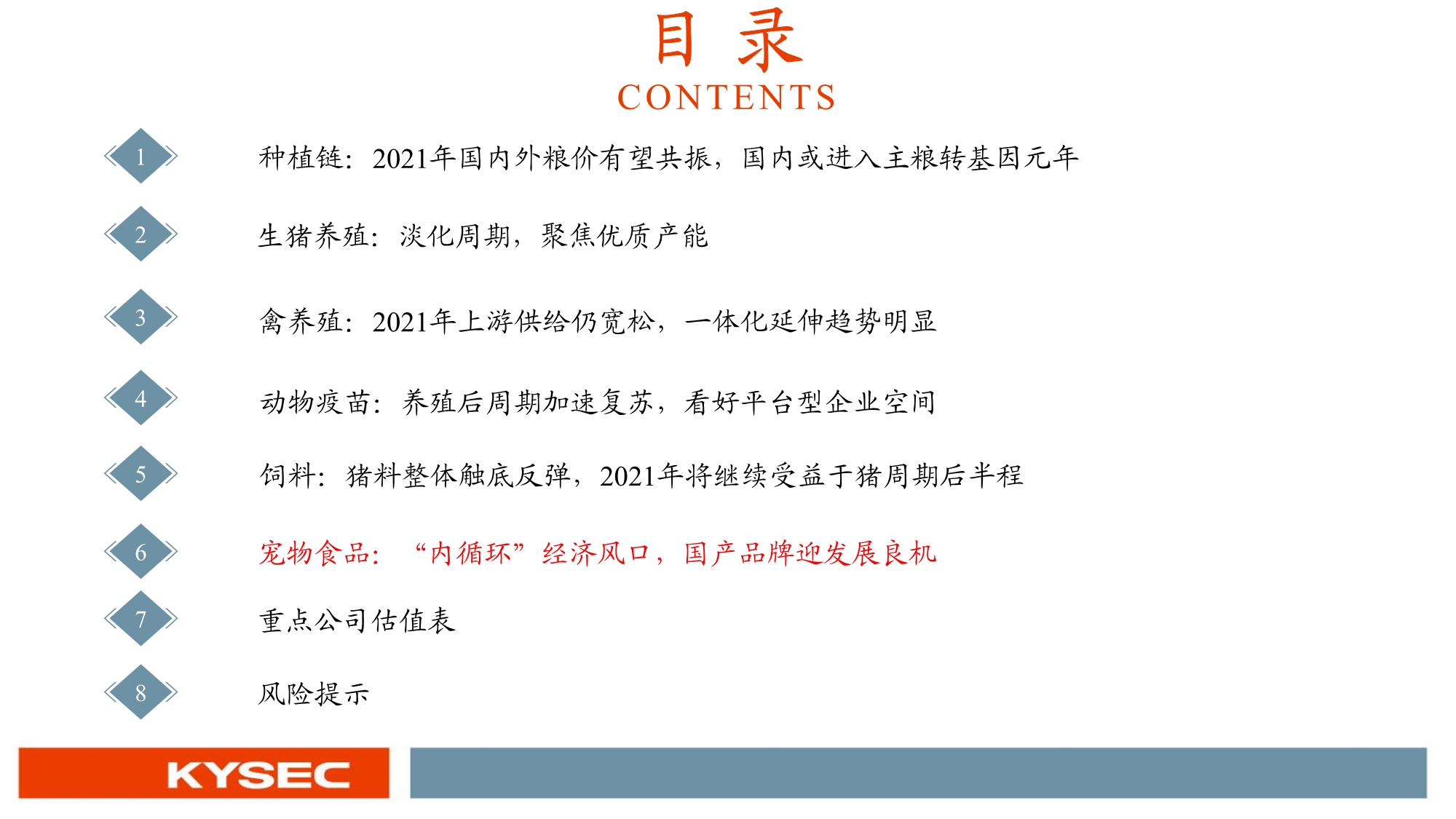 农林牧渔业年度投资策略：养殖聚焦优质产能，种植把握景气周期