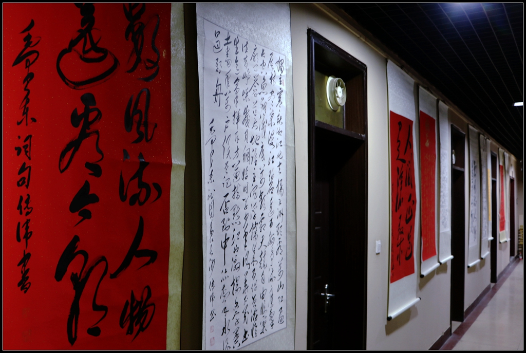 永远跟党走 书法抒情怀 郓城传递红色文化博物馆