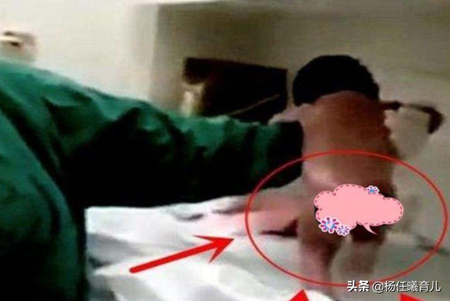 “怕疼新生儿”走红，脐带还没剪就想逃跑，医生：发育真好