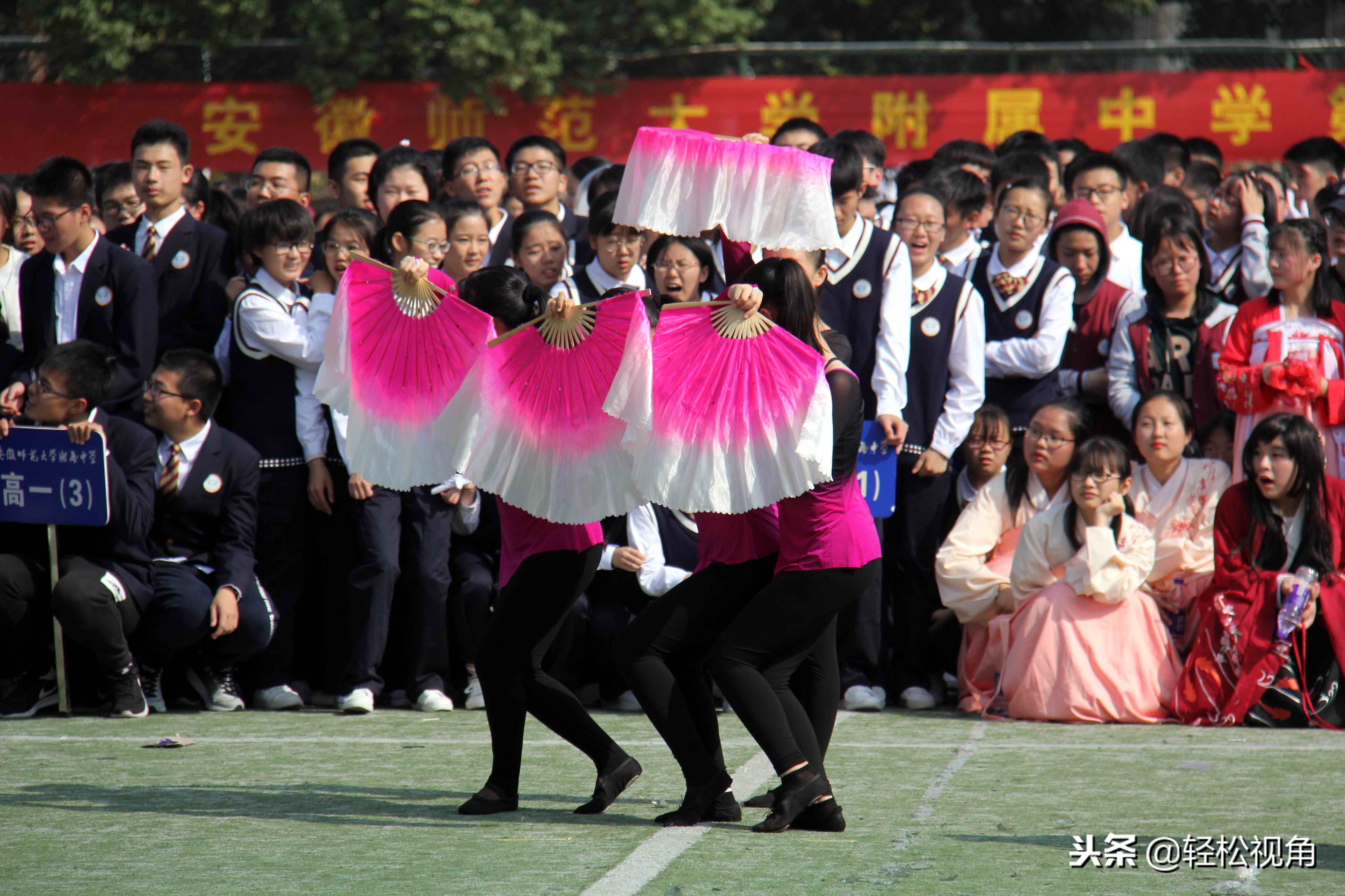 安徽芜湖：学霸高中的老师能文能舞，有位美女的辫子有1米多长！