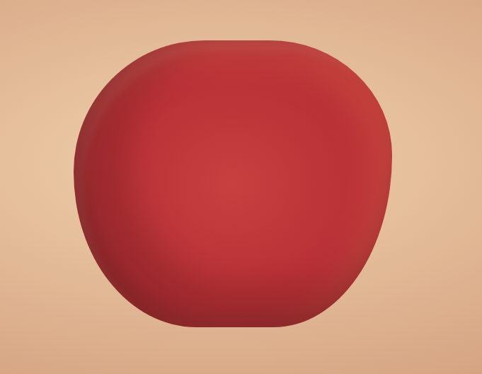 CSS-画一个红苹果