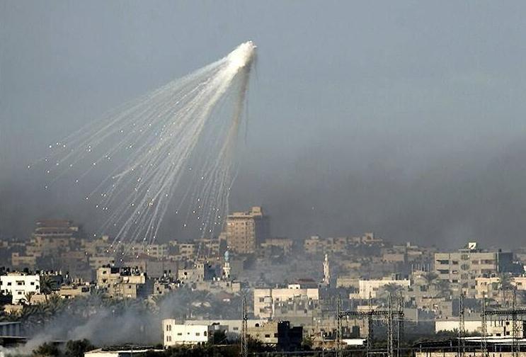 How terrible is the white phosphorous bomb known as the