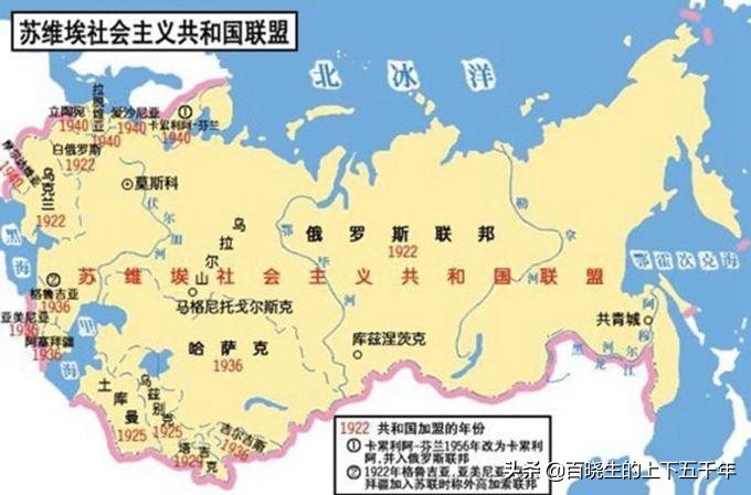 蘇聯十五個加盟共和國名稱的由來