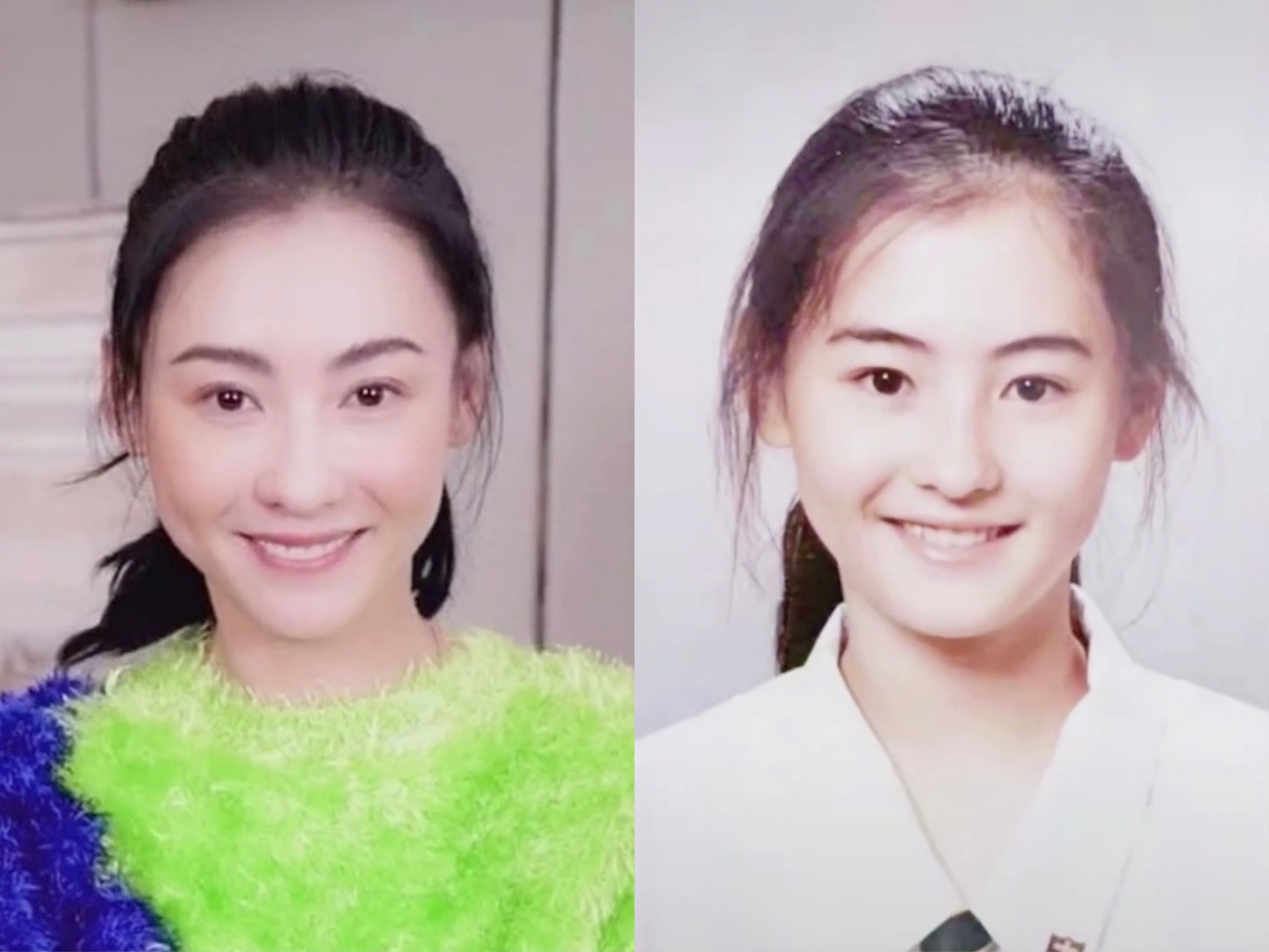 張柏芝再拍《任何天氣》寫真，與22年前無差別，時過境遷人未變