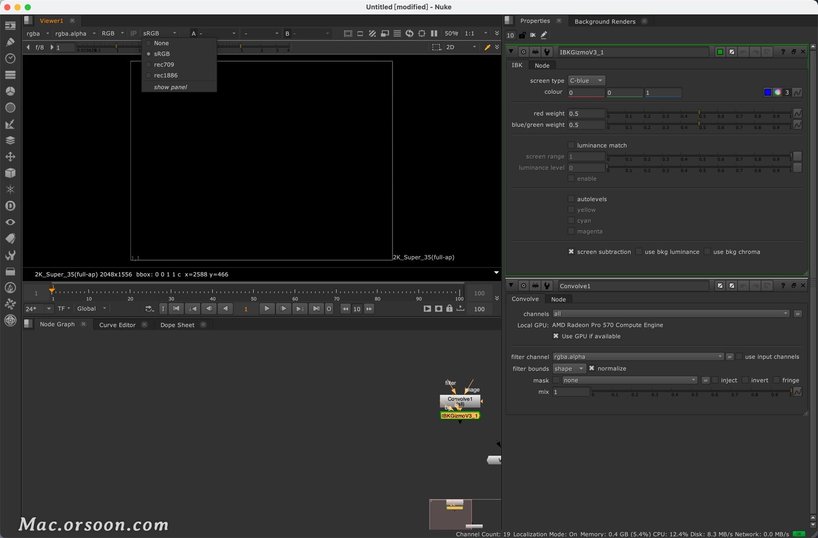 Nuke13 Image Video post synthesis software: Nuke 13 for Mac (support m1) v13.0v3 ...
