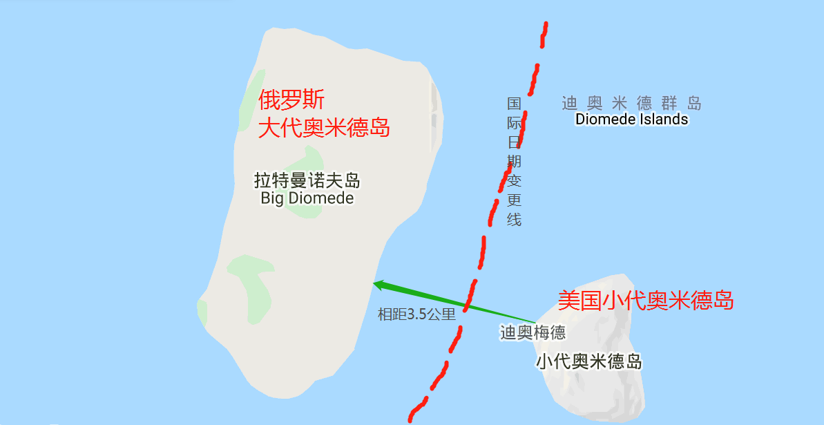 美国唯一的欧洲邻国，相距仅4公里，走路一小时就能抵达欧洲国家