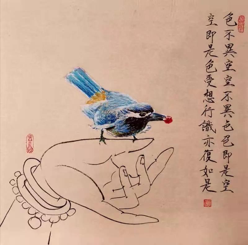 徐志敏独创"东墨西彩"画引关注