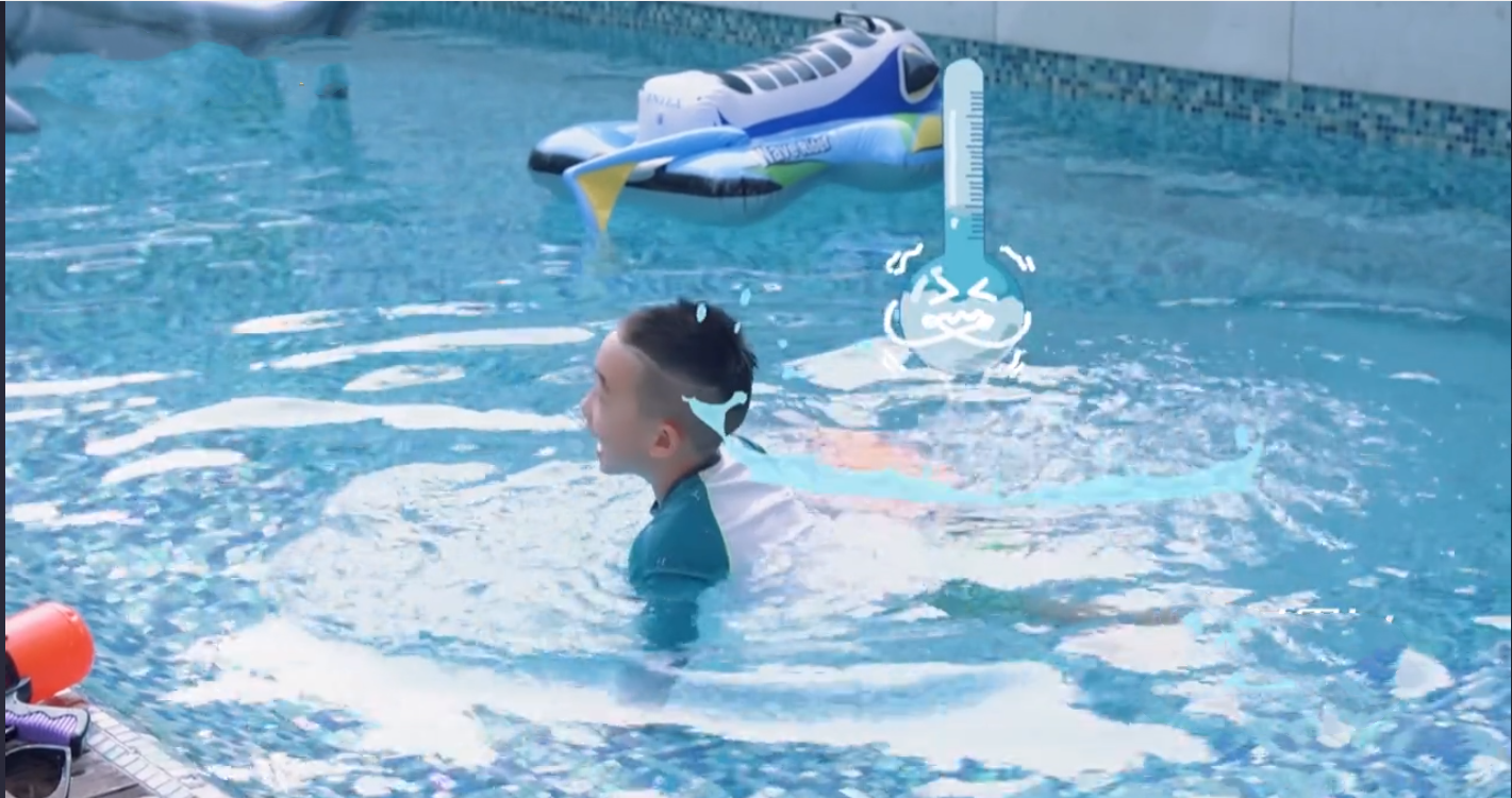 陳小春應采兒夫婦教育統一，小小春游泳冷到冒泡被要求陸地禁止